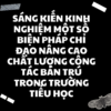 SÁNG KIẾN KINH NGHIỆM MỘT SỐ BIỆN PHÁP CHỈ ĐẠO NÂNG CAO CHẤT LƯỢNG CÔNG TÁC BÁN TRÚ TRONG TRƯỜNG TIỂU HỌC
