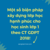 SÁNG KIẾN KINH NGHIỆM Một số biện pháp xây dựng lớp học hạnh phúc cho học sinh lớp 1 theo CT GDPT 2018