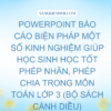 POWERPOINT BÁO CÁO BIỆN PHÁP MỘT SỐ KINH NGHIỆM GIÚP HỌC SINH HỌC TỐT PHÉP NHÂN, PHÉP CHIA TRONG  MÔN TOÁN LỚP 3 (BỘ SÁCH CÁNH DIỀU)