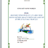 WORD SÁNG KIẾN KINH NGHIỆM SÁNG KIẾN KINH NGHIỆM  Đề tài: PHÁT HUY TÍNH TÍCH CỰC CỦA HỌC SINH TRONG GIỜ HỌC ĐỊA LÍ 9 THÔNG QUA MỘT SỐ KĨ THUẬT DẠY HỌC TÍCH CỰC NĂM 2023