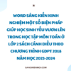 WORD SÁNG KIẾN KINH NGHIỆM MỘT SỐ BIỆN PHÁP GIÚP HỌC SINH YẾU VƯƠN LÊN TRONG HỌC TẬP MÔN TOÁN Ở LỚP 2 SÁCH CÁNH DIỀU THEO CHƯƠNG TRÌNH GDPT 2018 NĂM HỌC 2023-2024