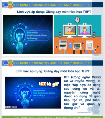WORD + POWERPOINT SÁNG KIẾN KINH NGHIỆM ỨNG DỤNG ICT TRONG DẠY HỌC HÓA HỌC Ở TRƯỜNG THPT NĂM 2023* TẠI NINH BÌNH